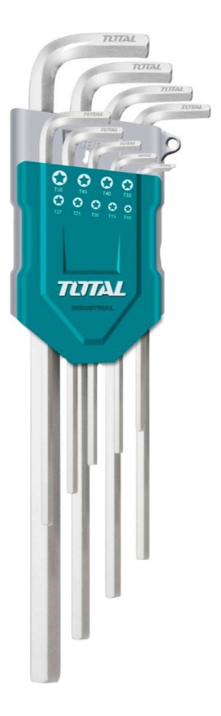 Llaves hexagonal Jgo  9p largas TOTAL THT106192 XLKIHL900 Jueg
