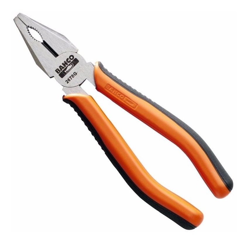 Pinza electricista  167mmL univers aislada BAHCO 2621-160 I 2678 G-160 nº