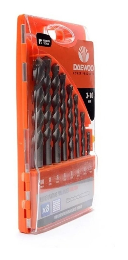 Set 8 mechas para madera DAEWOO DWKIT8W n°