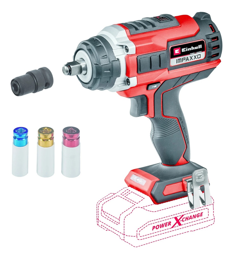Llave impacto bateria 18V  1/2"  400Nm 4510070 IMPAXXO 18/400 EINHELL n°
