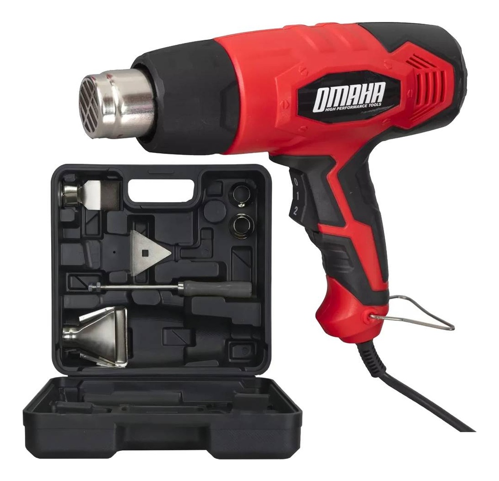 Pistola aire caliente 2000W 350/600ºC PK-2000 OMAHA n°