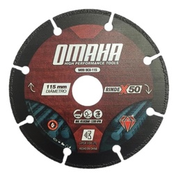 [1484] Disco diamantado 115mm para metales OMAHA DCX-115 DCX-115 n°