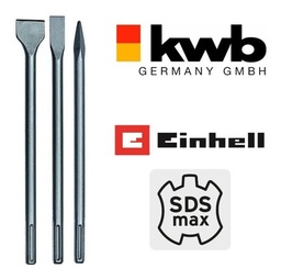[HN9K] Cinceles Jgo  3p SDS MAX 49190103 ex 4258101 KWB EINHELL JGO