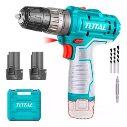 [TDI8] Taladro-percutor a bat  10mmD 12V Litio 20Nm + maletín + 2 baterías TIDLI12202 V0V0TI131 n°